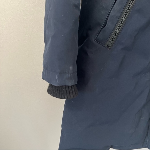 Vince Camuto Navy Blue Long Puffer Coat - Picture 6 of 9